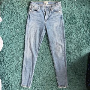 Agolde Light Wash Skinny Jeans